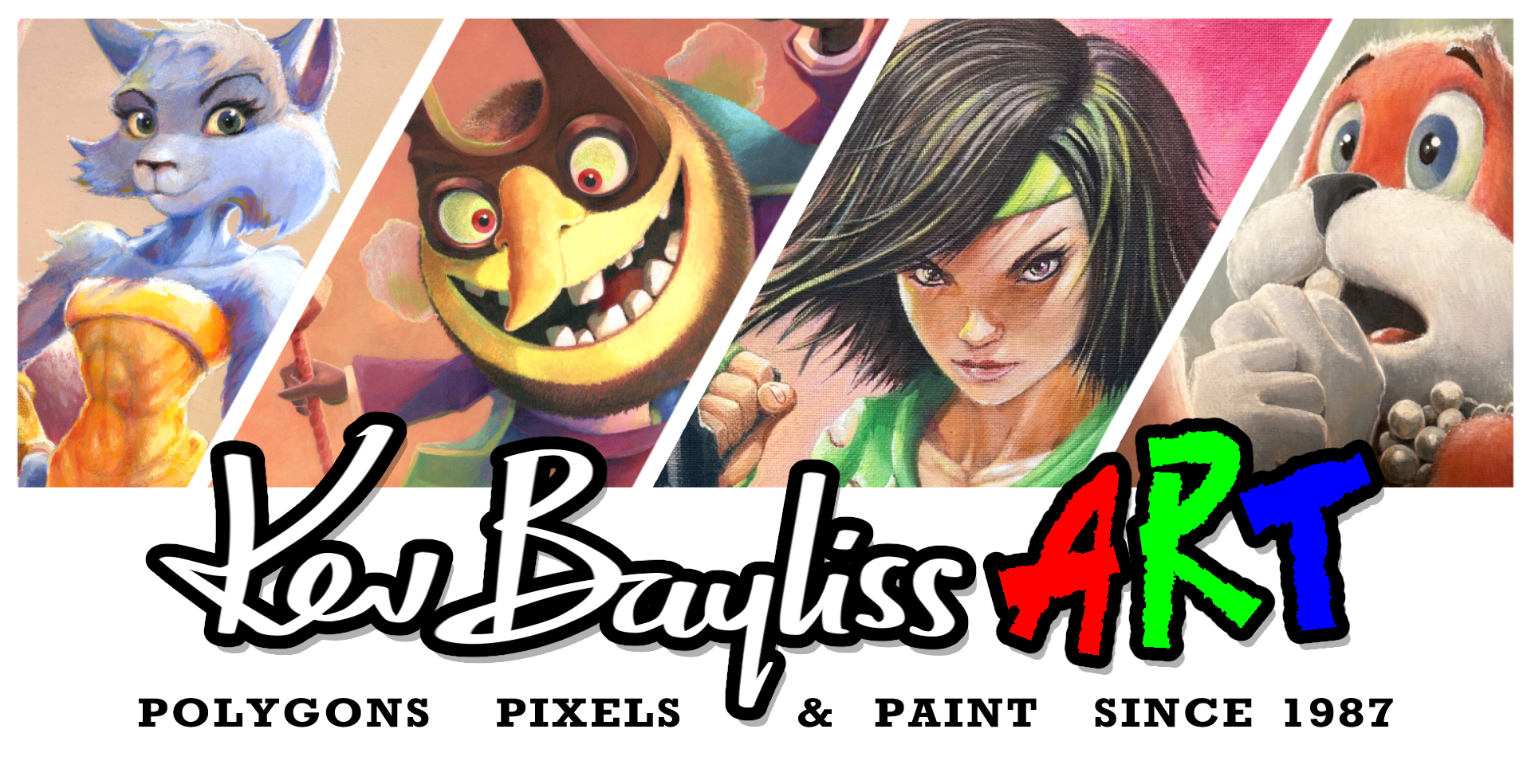Kev Bayliss Art – Polygons, Pixels & Paint since 1987
