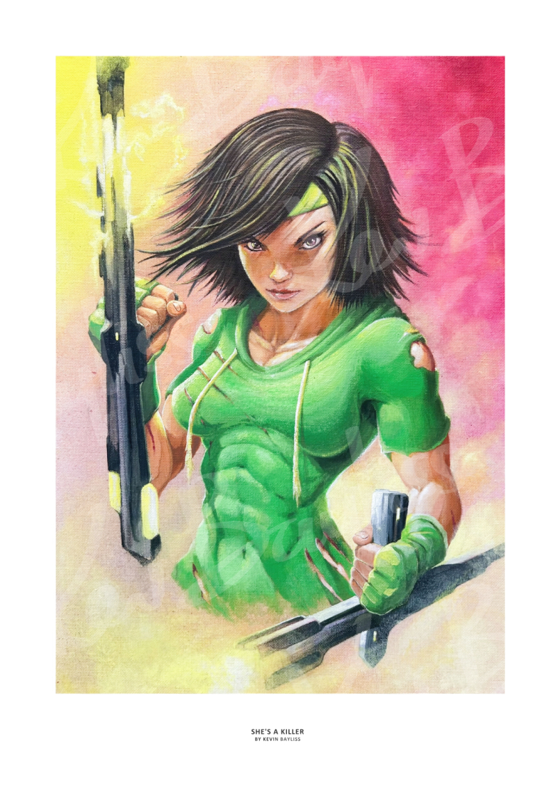 Original acrylic painting example